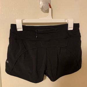 Lululemon speed up 4” shorts